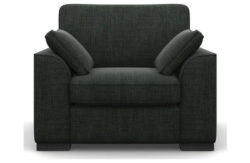 Heart of House Lincoln Fabric Chair - Charcoal